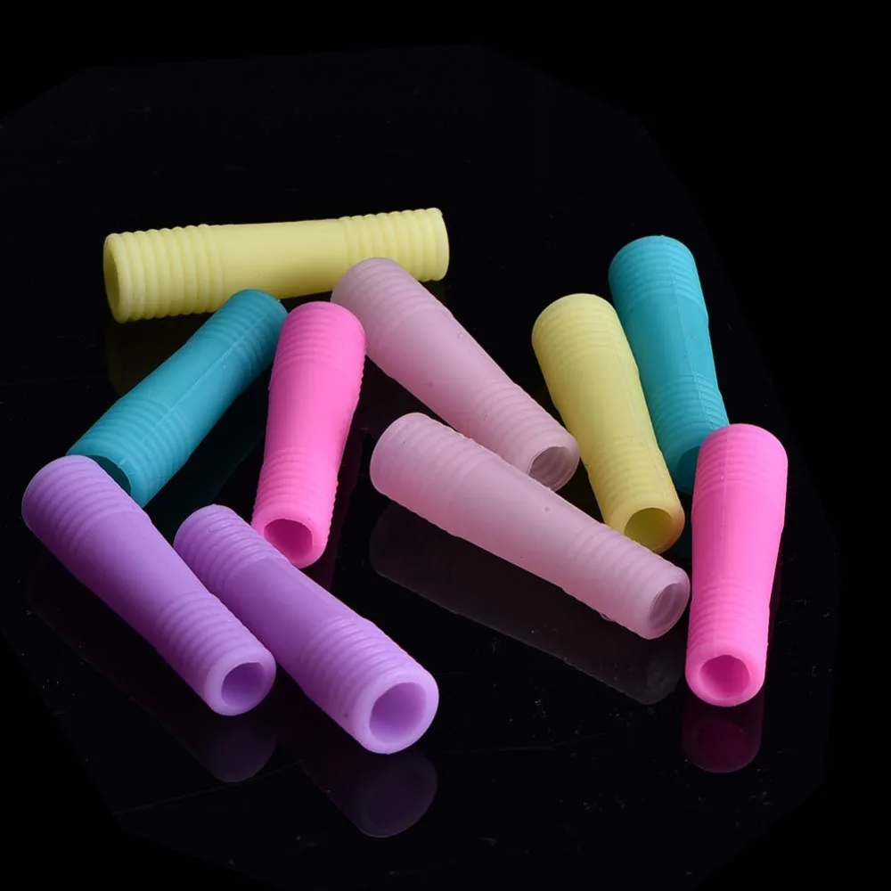 10PCS Silicone Dead Skin Scissors Cover Spiral Tube Cover Protector Nipper Protective Cap Dead Skin Scissors Sleeve Beauty Salon