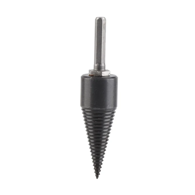 Wood Splitter Drill Bit Hex Shank Heavy Duty Drilling Splitting Tool For Log Firewood