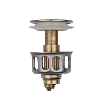 Filtre de vidange universel pour lavabo, bouchon de vanité, accessoires de salle de bains, piège à bouchon, robinet attrape-cheveux