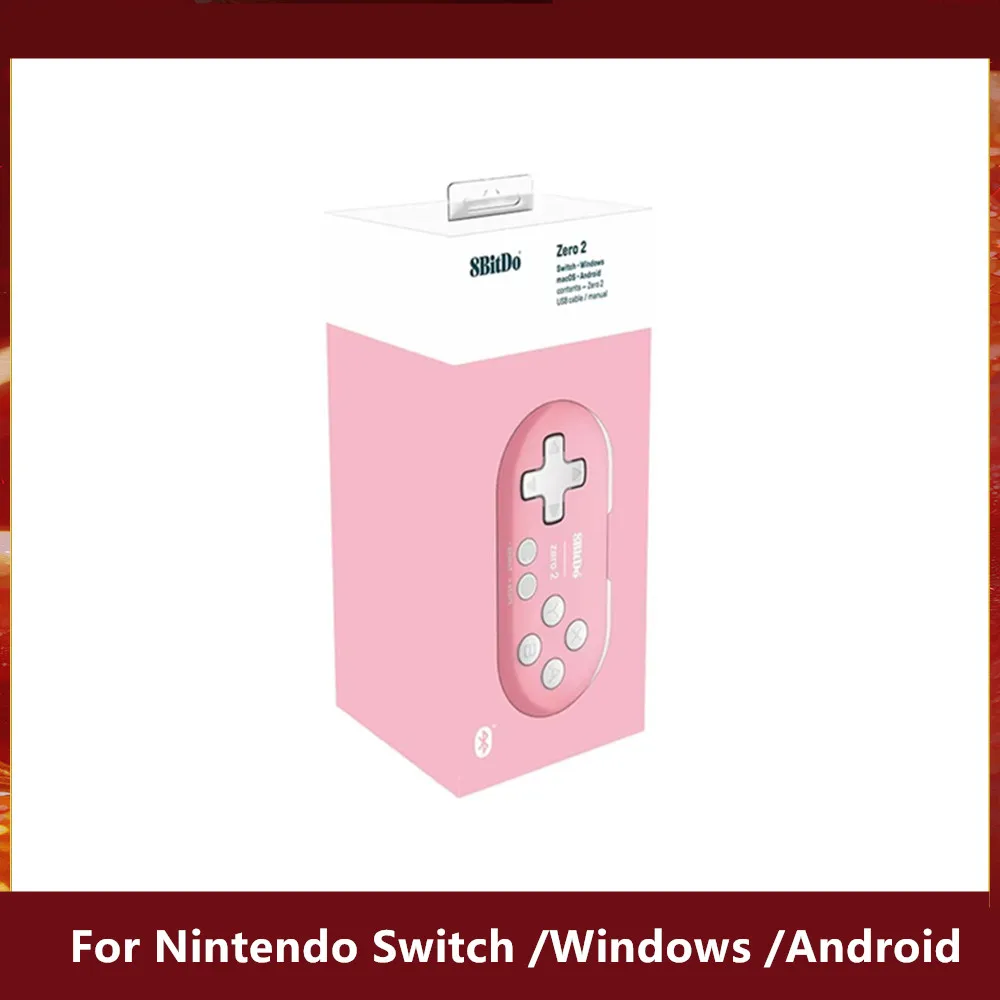 8BitDo Zero 2 Bluetooth Gamepad Switch Controller Compatibel voor Nintendo Switch Windows Android mac OS Mini Game Crontroller
