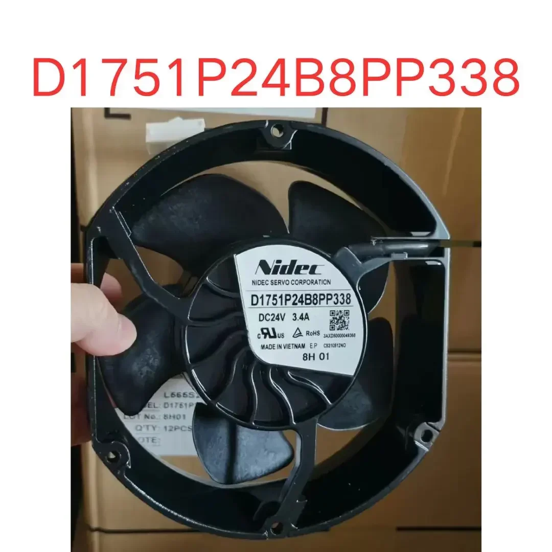 

Nuevo ventilador de refrigeración D1751P24B8PP338 conector original de 4 cables ventiladorde regulación develocidad violenta PWM