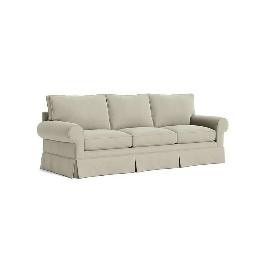 

♢X Contemporary Design Fabric Couch Sofa Set Living Room Furniture 3 Seater Slipcovered Apartment Sofa for Space Saving&