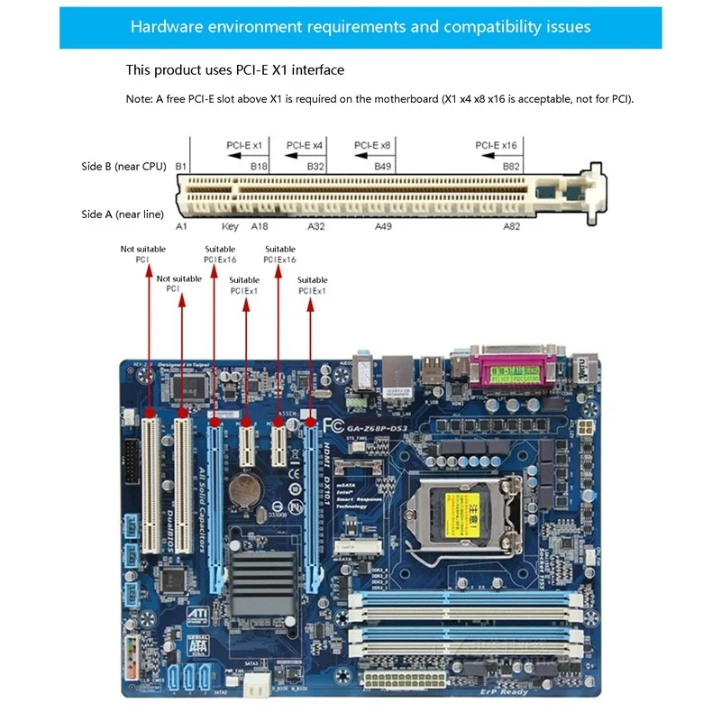 PCIe ke Port seri tunggal DB9 RS232 PCI-E x1 adaptor ekspansi kartu seri Chipset ASIX AX99100 untuk komputer Desktop