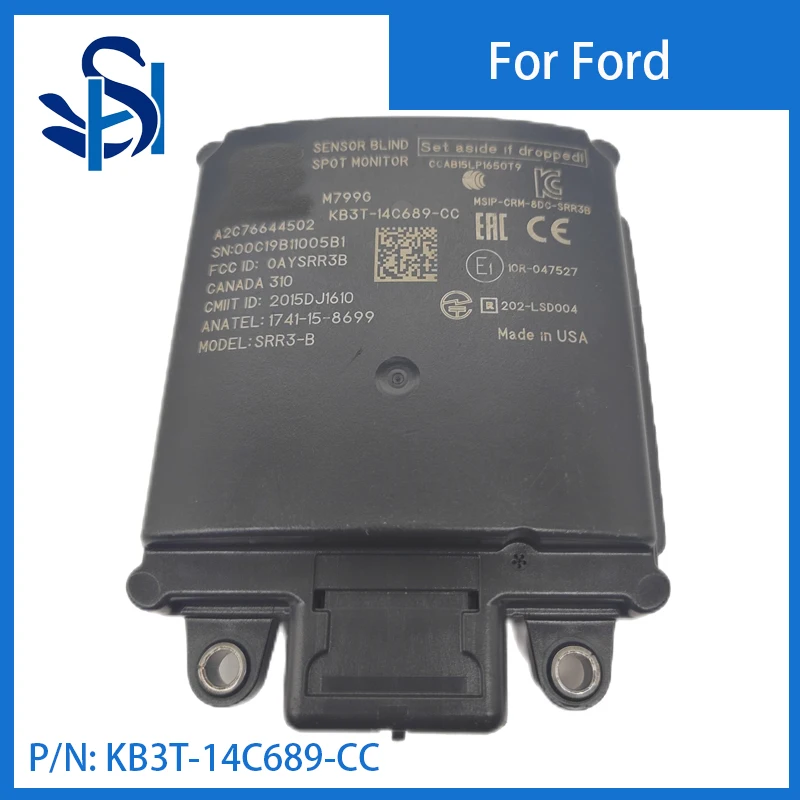 Monitor Sensor de Distância para 19-21 Ford Ranger, Módulo Sensor de Ponto Cego, KB3T-14C689-CC