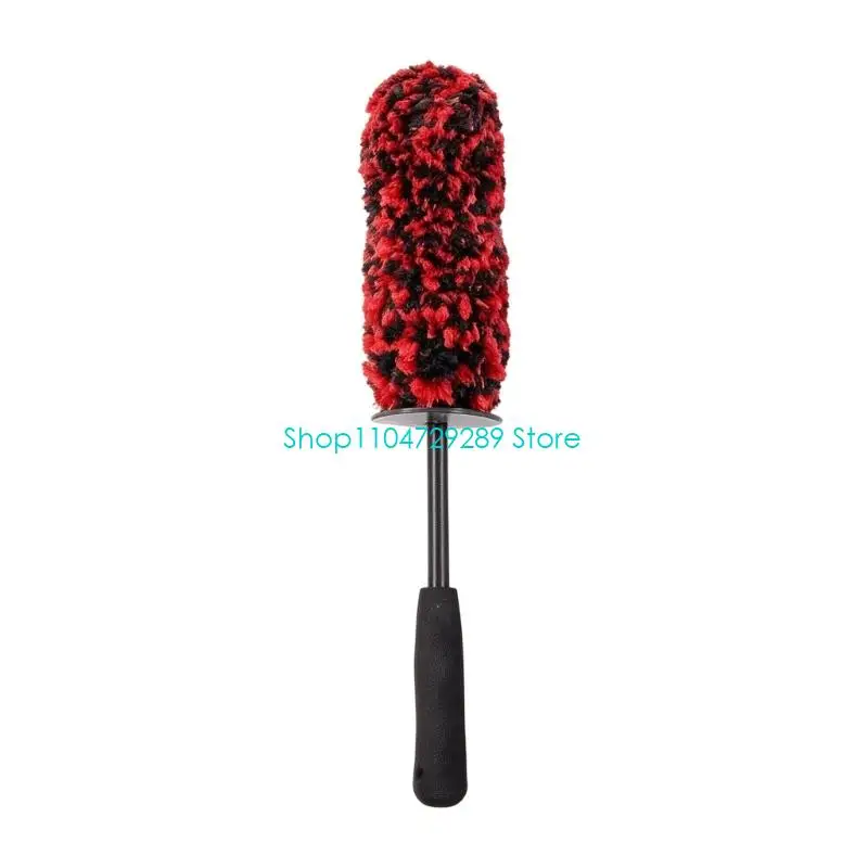 D8KE Deep Wheel Brush with Soft Dense Fiber Head Wheel Washing Tool for Wash Routines
