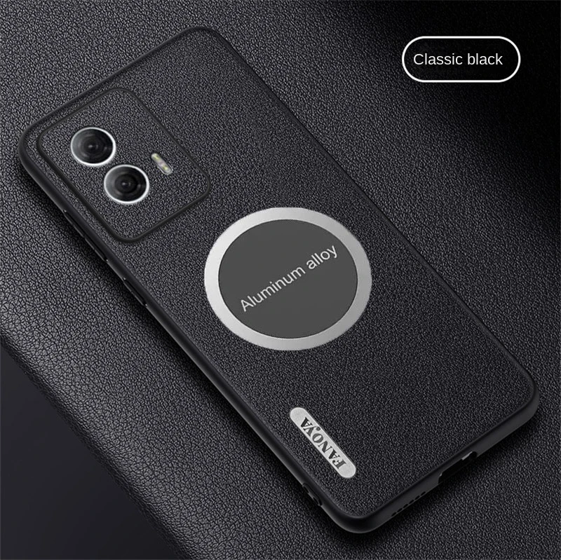 For Motorola Moto G45 Case Luxury PU Skin with magnetic Protective Back Cover Case For Moto G55 G35 G85 G75 G45 Full Cover Shell