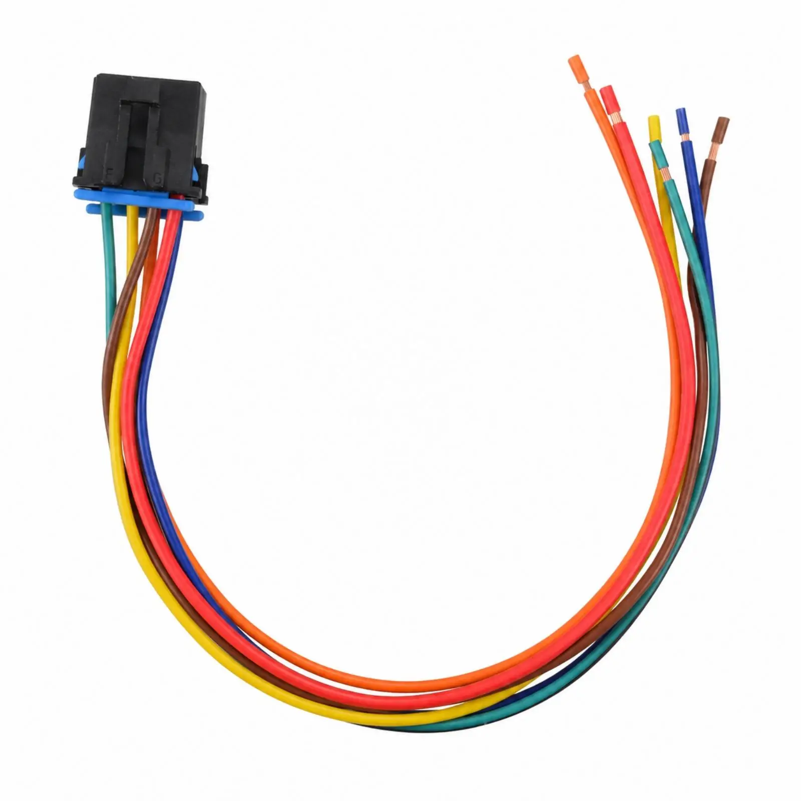 Air Conditioning Fan Blower Wire Assembly Ready to Splice Climate Blower Fan Speed-Control Wiring Harness Color-Coded Locking