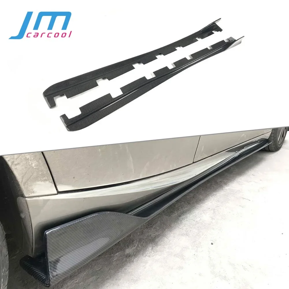 Carbon Fiber Car Side Skirts Protector Body Kits Apron for LEXUS IS300 IS350 IS F Sport Sedan 2013 - 2019 FRP Cars Accessories