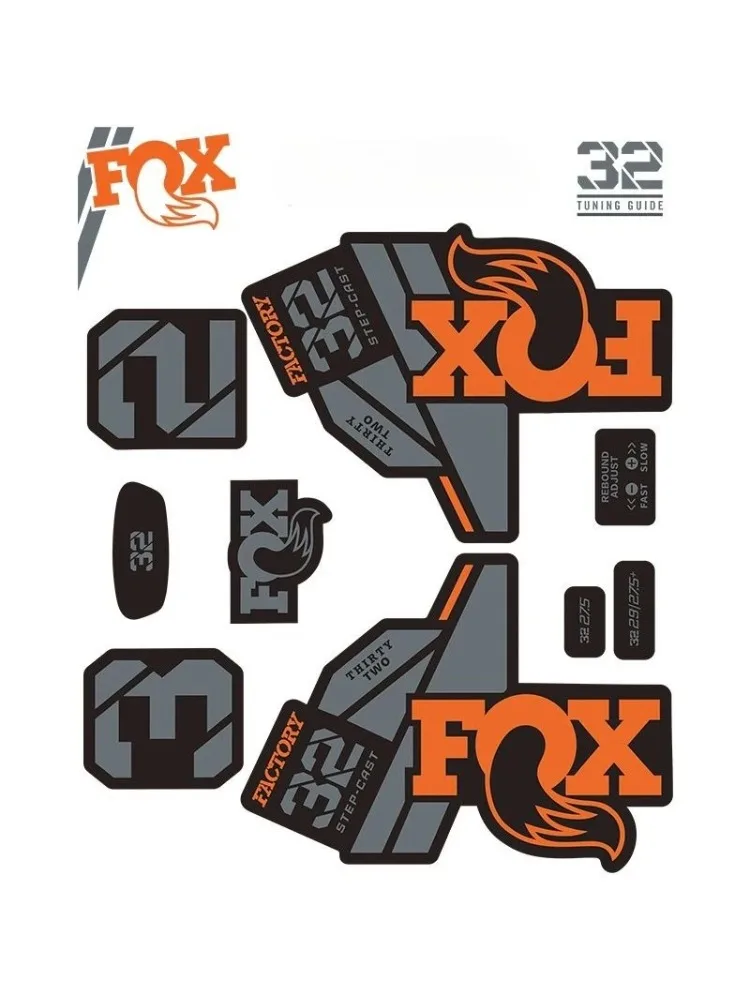 AliExpress 1set Fox 32 LIGHT XC Fork Sticker 2021 Color Change Decal for Mountain Bike Fox 32 Accents Bike Parts