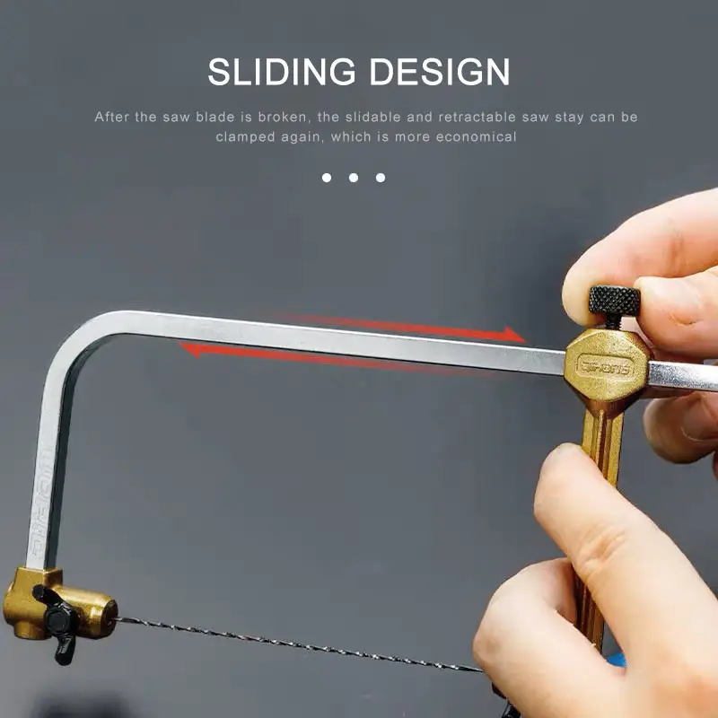 400/500-Type Mini Adjustable Hand Saw U Type Jeweler\'s Saw Bow for Jewelry DIY Woodworking Craft Tools Hand Tools Set Saw Blade