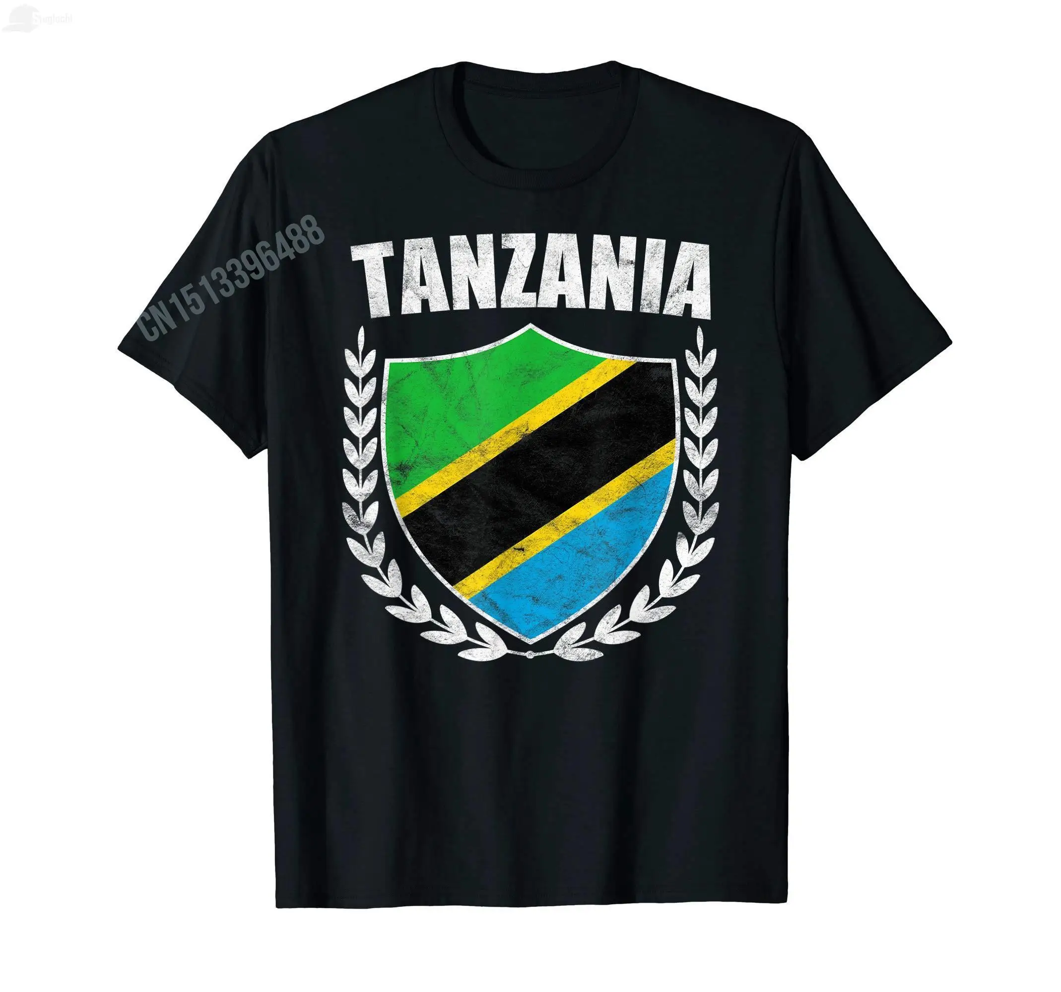 2025 Summer Retro Tanzania Flag Vintage Tanzanian T-Shirt For Men Women T Shirt Tops Cotton Tees