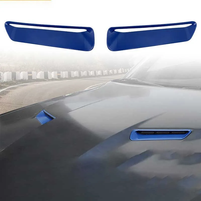 

15-22 Dodge Challenger Car Decoration Car Air Intake Hood Vent Accessories Capot Exterior Parts Automobiles car hood accessories