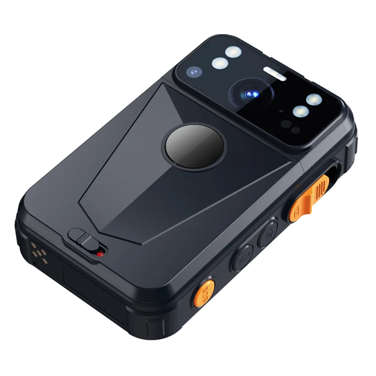 DVR Android Walkie Talkie PTT 2K 4G Body Worn with Live Stream RTSP AES256 Tracking SOS WiFi Body Cam Traffic - view 6
