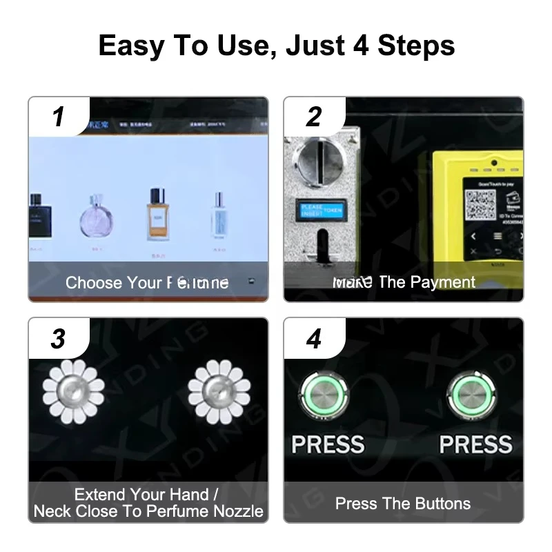 쇼핑몰 상업 거리 향수 자판기 맞춤 제작 저렴한 향수 분사 자판기