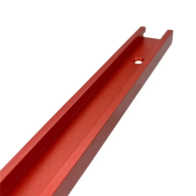 AC88-2Pcs 300Mm Woodworking Aluminum Alloy Miter Rail T-Track T-Slot Table Saw Router Miter Gauge Rod DIY Tool Red