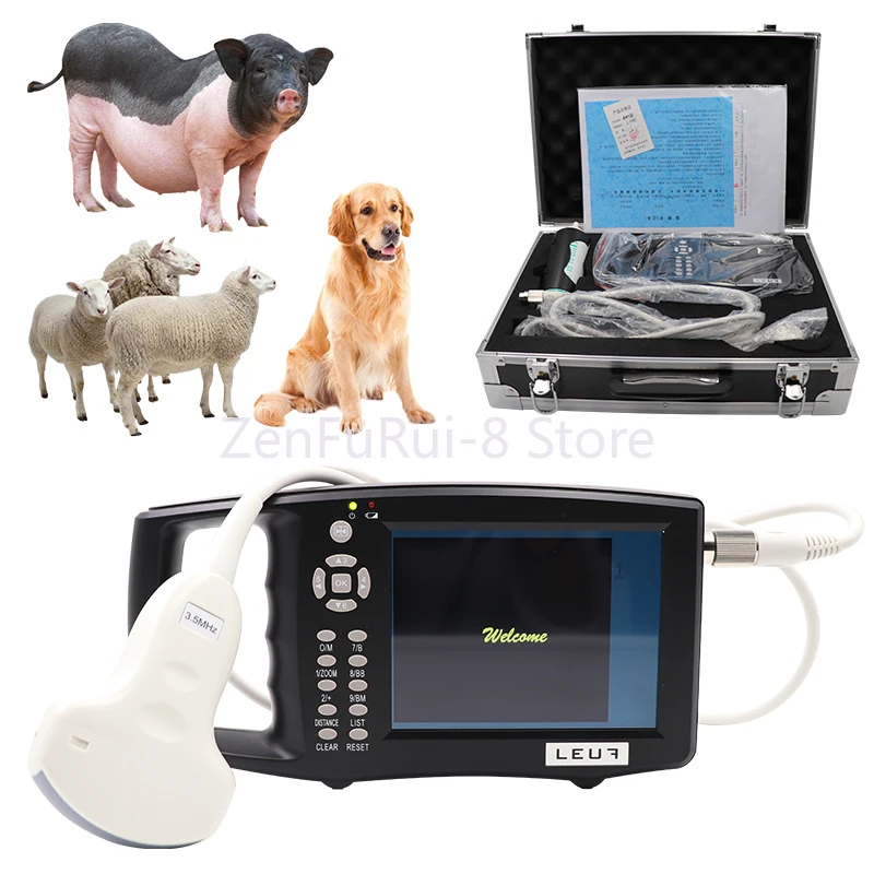 New Veterinary Portable Animal Pregnancy Testing Machine Pig Sheep Pregnancy Ultrasound Scanner Machines