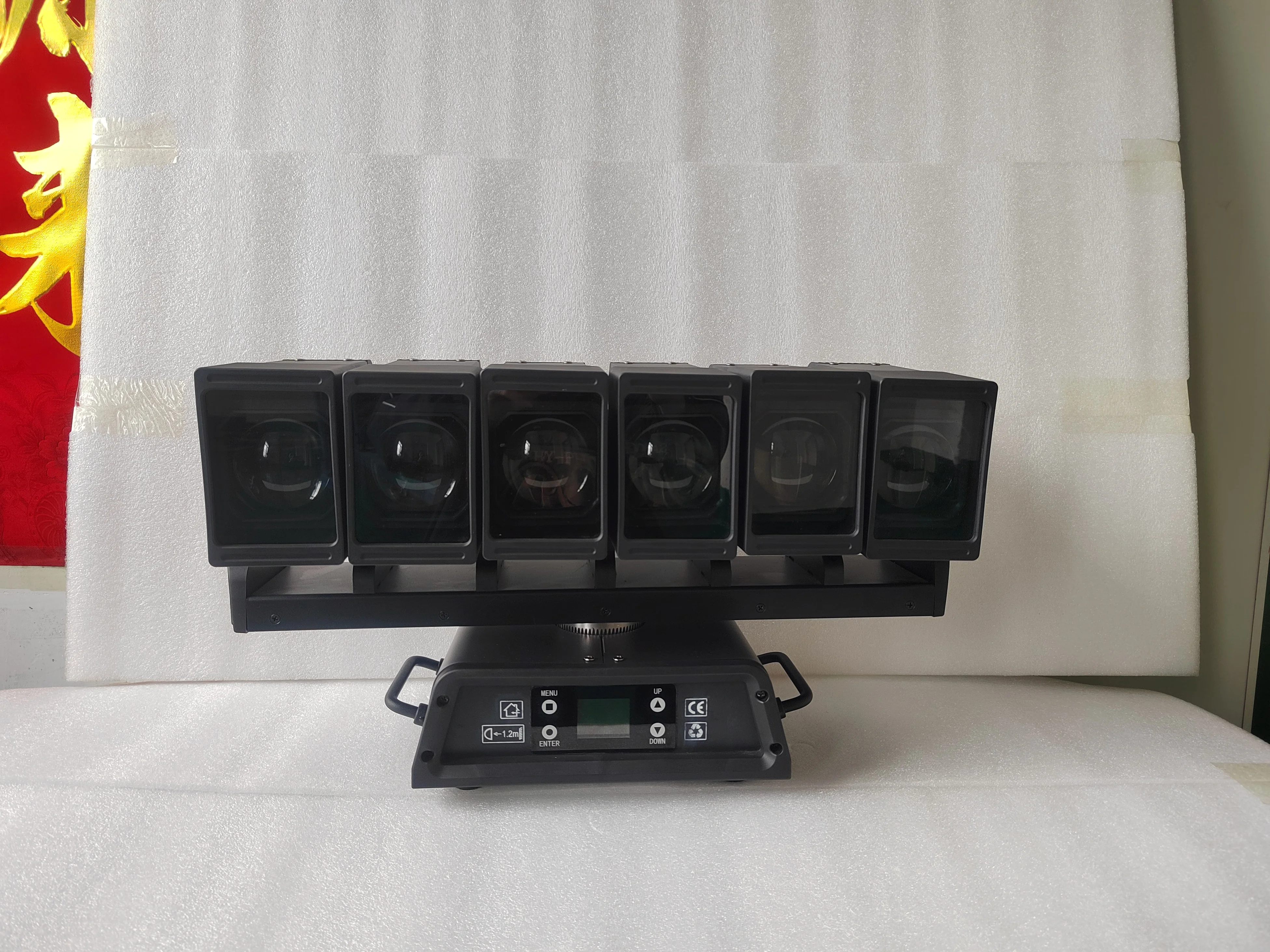6x60W RGB LED Moving Head Light Bar DMX512 IP33 Stage Light for Party Wedding Concert Live Event DJ KTV