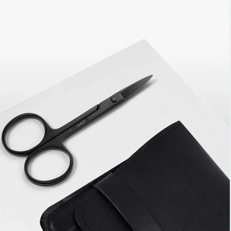 5 pz/set pinzette per ciglia in acciaio inossidabile estensione ciglia professionale sopracciglio capelli rimuovi forniture con borsa