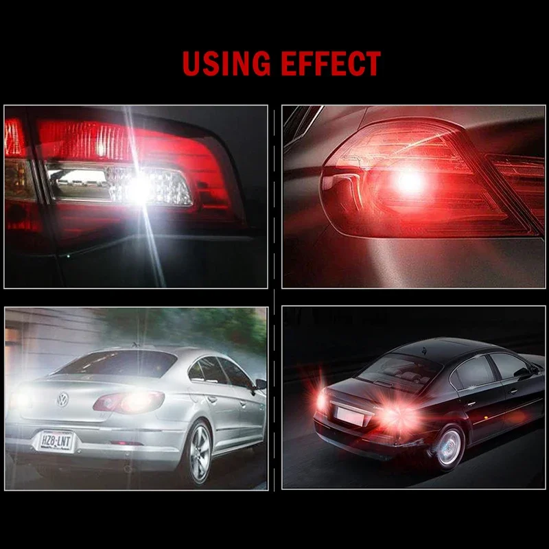 1X P21W Ba15s 1156 Led Filament Chip Car Light BulbReverse Turning Lamp White 12v 24v 6000K Drop Shipping Supported