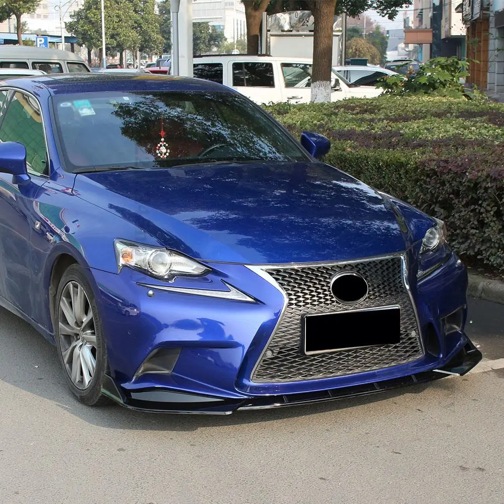 المصد الأمامي الشفاه الذقن معدات الحماية اكسسوارات الديكور الفاصل التصميم تجميل لكزس IS F-SPORT 2013 2014 2015 2016