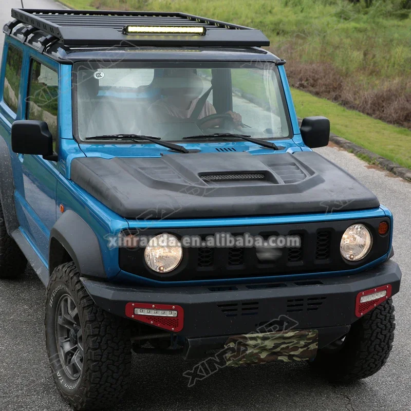 Untuk Jimny Hood Scoop Cover depan mesin Bonnet Scoop Cover untuk Suzuki Jimny JB64 JB74 JC74 2019 2020 2021 2022 2023