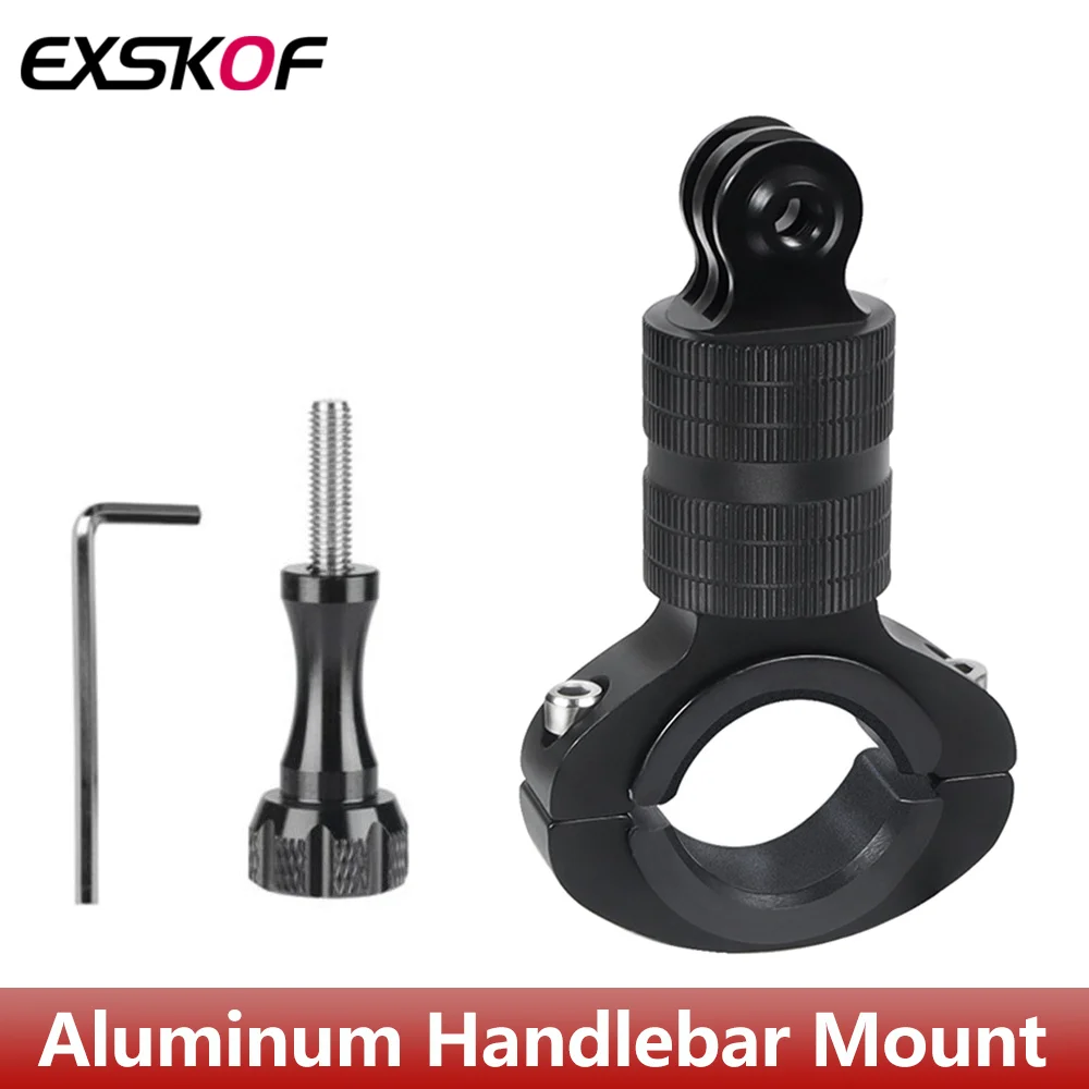 Aluminiowy uchwyt na kierownicę motocykla do GoPro Hero 13 12 11 10 9 Insta360 X3 X4 DJI Osmo Action 5 4 3 2 Akcesoria do aparatu