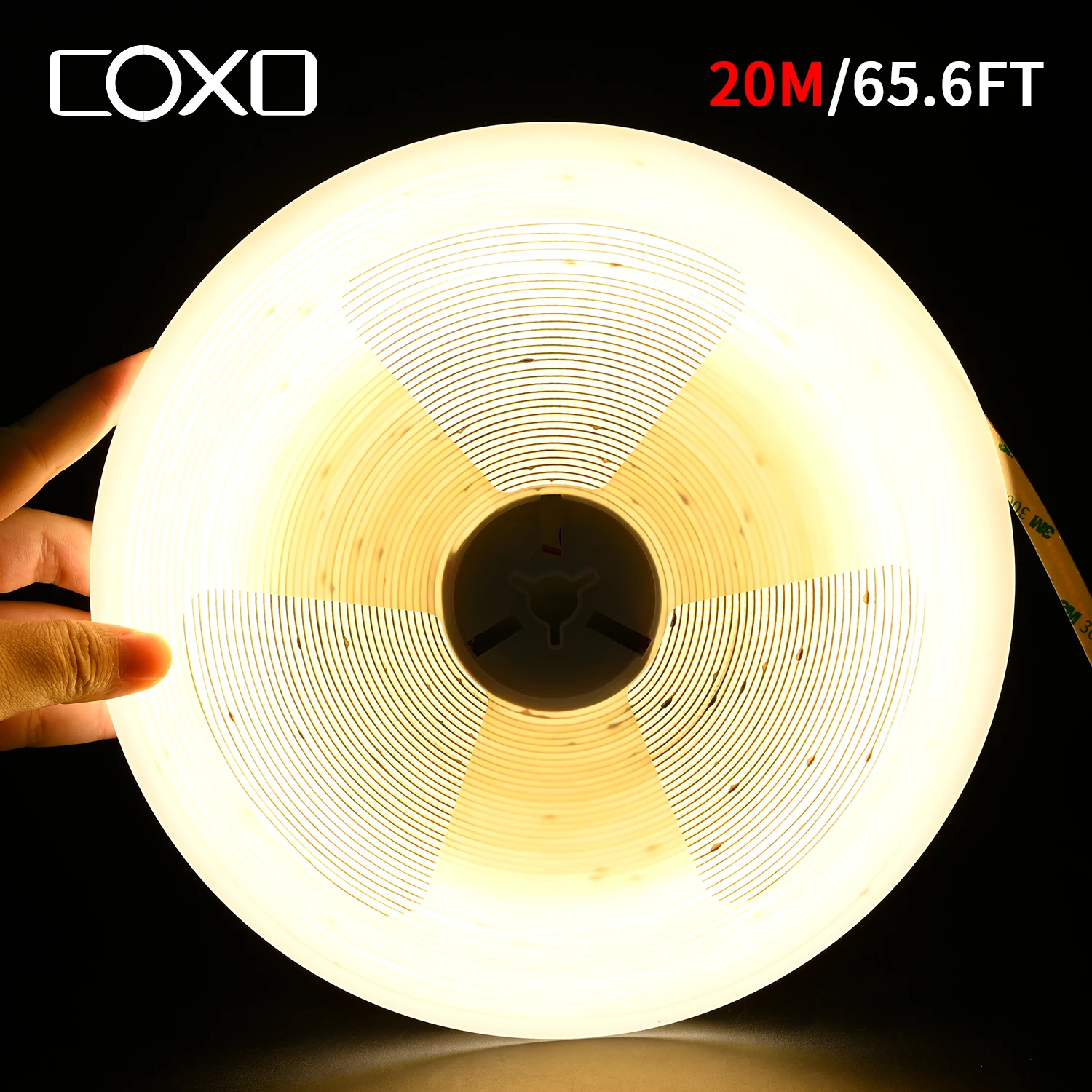 

24V 480Leds/M COB LED Strip Light 20m 3000K 4000K 6000K Super Bright Flexible Ribbon LED Tape Linear Lighting For Home Decor