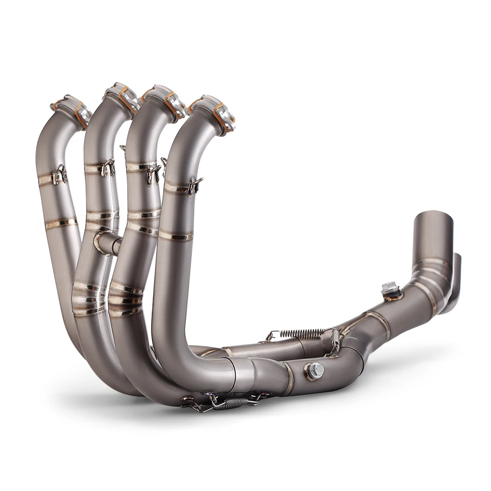 

For s1000rr Motorcycle Exhaust Muffler Modified Titanium alloy Front Link Pipe full exhaust muffler styem 2017-2018