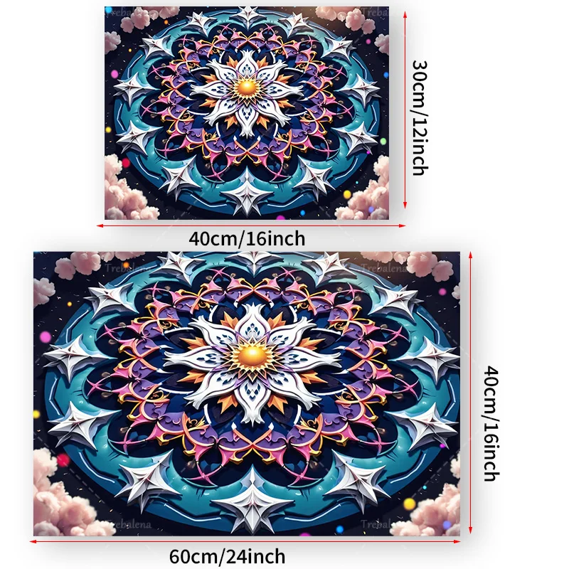 قطعة واحدة من نسيج الحائط من نسيج ماندالا ستار - معلق على الحائط من بوهو شيك لديكور غرفة النوم #3