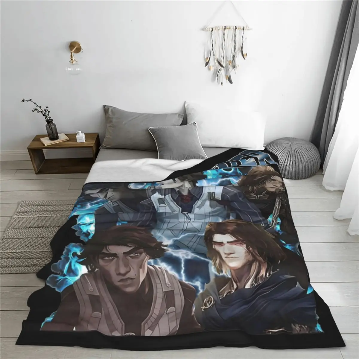 فتاة عشاء فيكتور غامض بطانية الفانيلا الشتاء فيلم لعبة متعددة الوظائف فائقة النعومة رمي البطانيات للسرير السفر لحاف #2