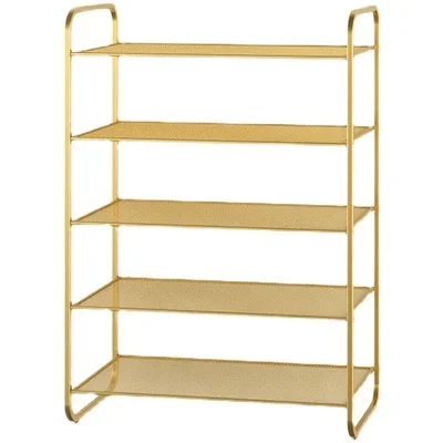 New Style Nordic Multi-layer  Shoe Rack Metal Shoe Rack Household Doorstep  Furniture Storage Metal Shoe Rack