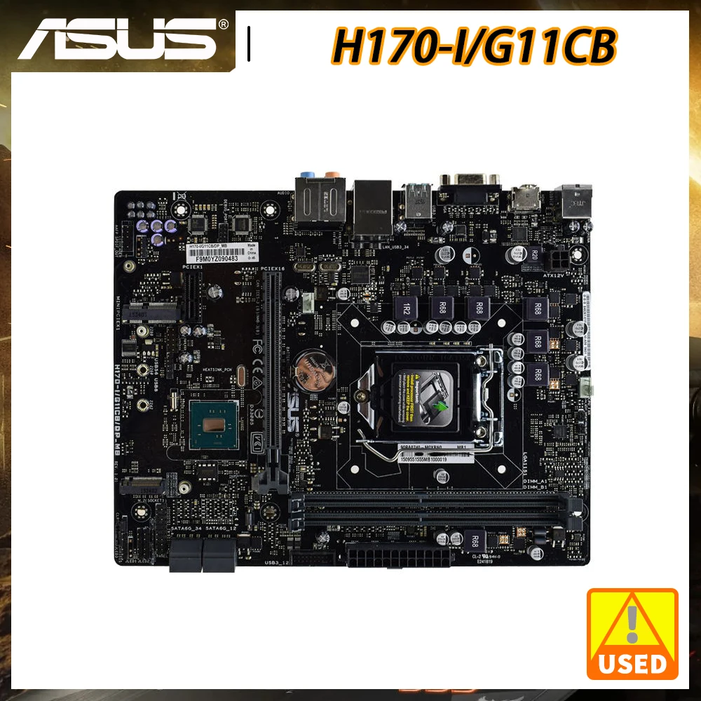 

ASUS LGA 1151 Motherboard H170-I/G11CB/DP_MB Supports Intel Core i3 6100 7100 i5 6400 6500 6600 7400 7500 7600 i7 6700 7700K