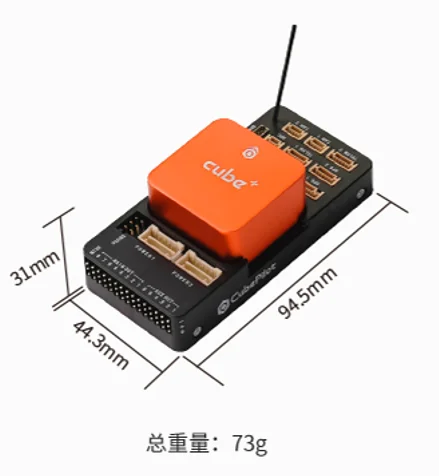 

Стандартный набор контроллера полета Orange Cube+ Ardupilot Pixhawk Cubepilot для квадрокоптера ds