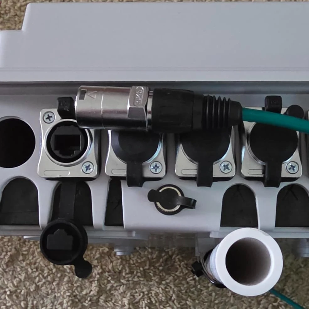 Panel Mounting RJ45 IP65 Waterproof PCB Cat5/5e/6 8P8C Connector Ethernet LAN Cable Female to Female with Waterproof