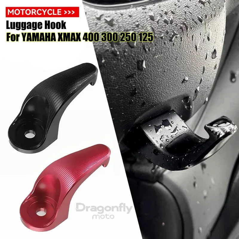 Para YAMAHA XMAX 400 300 250 125 NMAX 125 155 NVX 155 Aerox xmax300 nmax150 gancho para equipaje de motocicleta colgador de bolsa soporte para casco