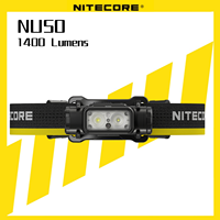 Nitecore NU50 headlamp  Running head light1400 Lumen Lightweight Headlamp 4000mAh Battery USB-C Rechargeable