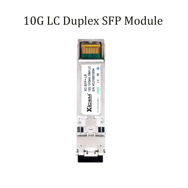 

10G LC Duplex SFP Transceiver Module 10KM/40KM Multi-Mode Fiber Optical Ethernet SFP Switch Compatible with Mikrotik Cisco