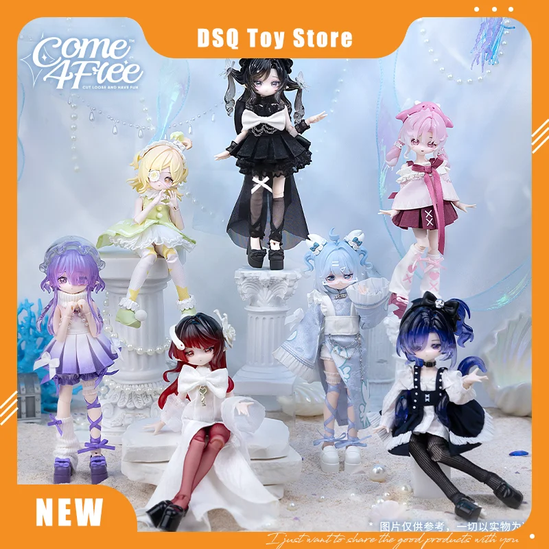 

Come4free Rice Sweet [Ocean Gem] 8-Point Action Figure Dress-Up Bjd Doll Blind Box Figure Toy Ornaments Holiday Gift Collection