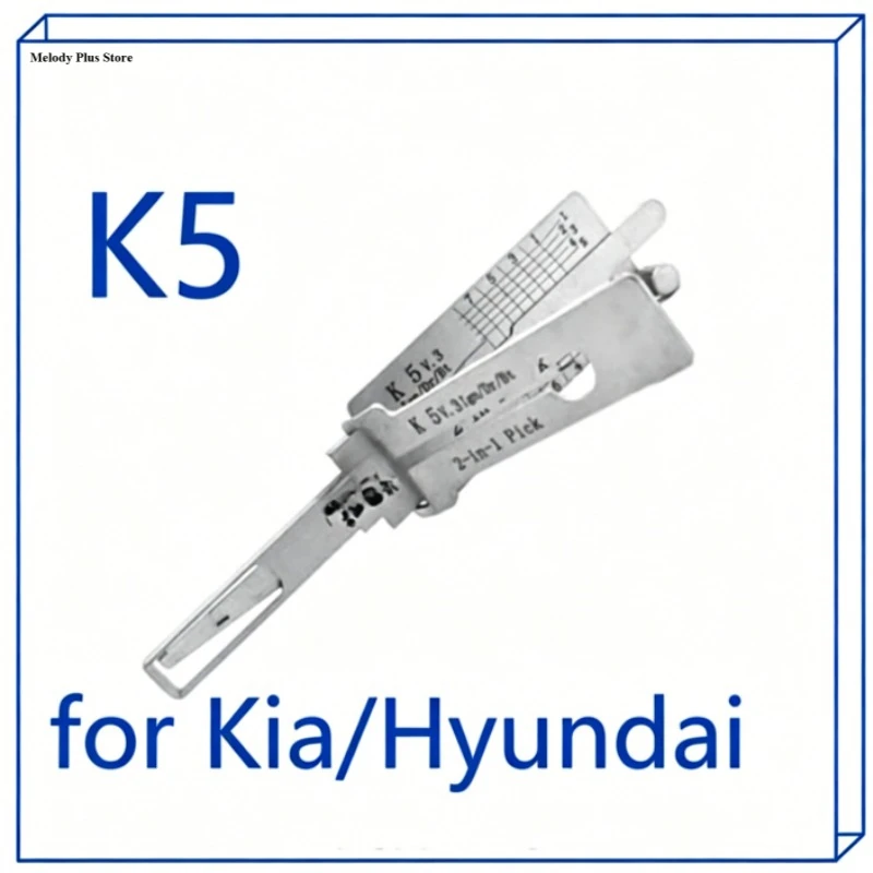 

2026 NEW K5 v.3 Professional 2-in-1 Car Cylinder Decoder for Kia Hyundai KK12, Precision Key Way Entry Alignment Hardware Tool