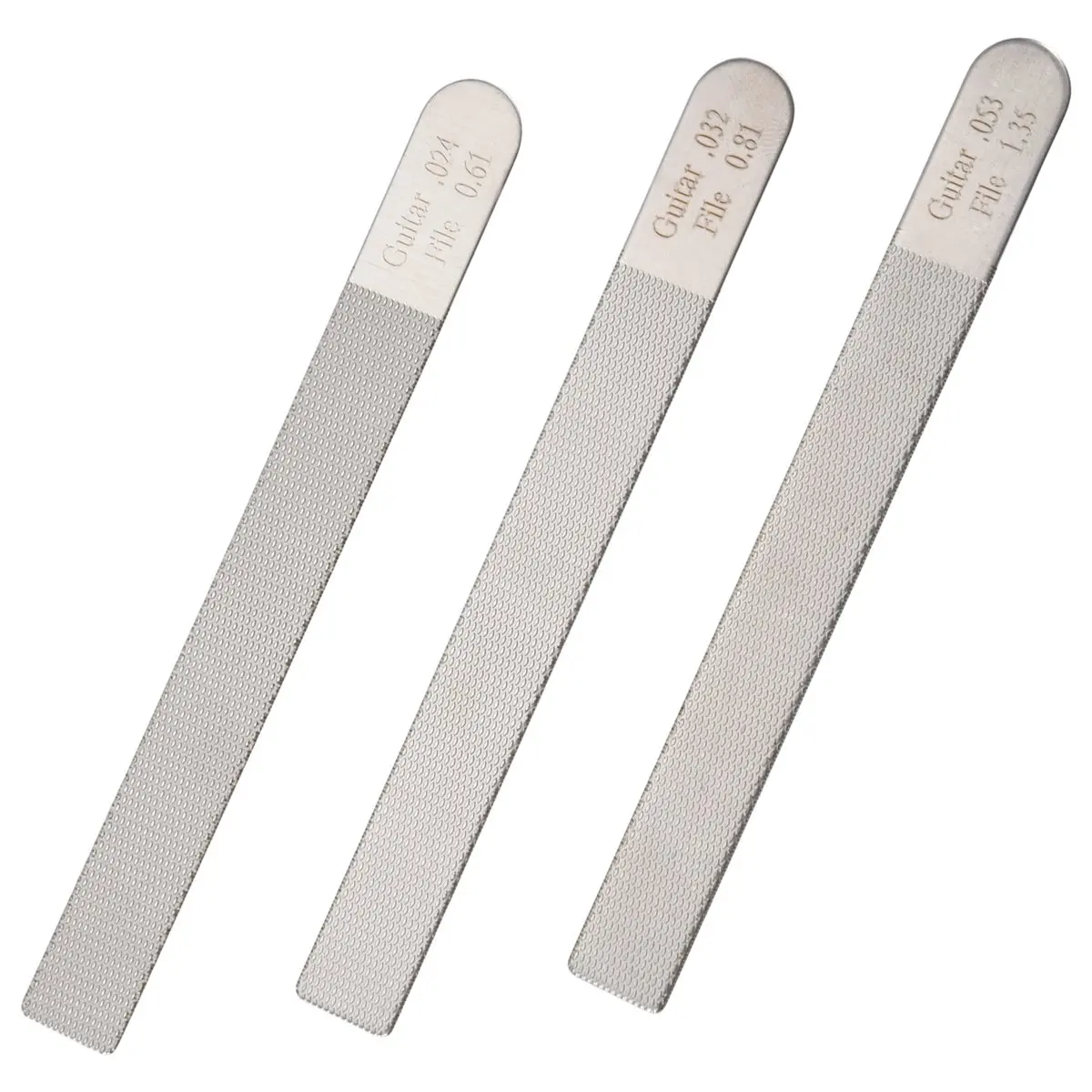 【STOCK】3Pc/Set Guitar Nut Files Fret Crowning Slot Filing Luthier Repair Tool Kit for Guitar Stringed Instruments