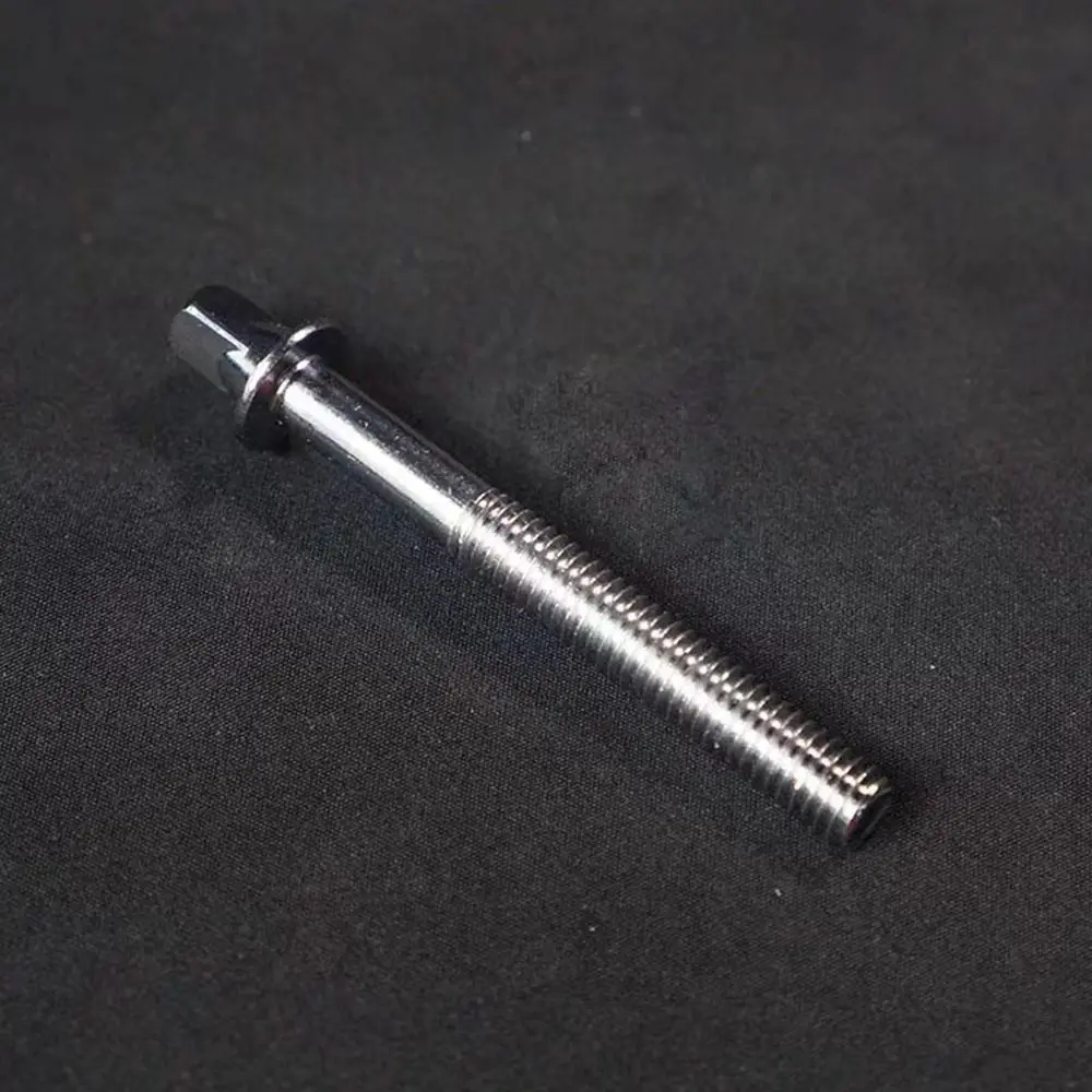 6Pcs New Strong Drum Tension Rods M5 with Washers Drum Lug Bolts Metal 5mm Drum Tight Screw for Jazz Drums Repair