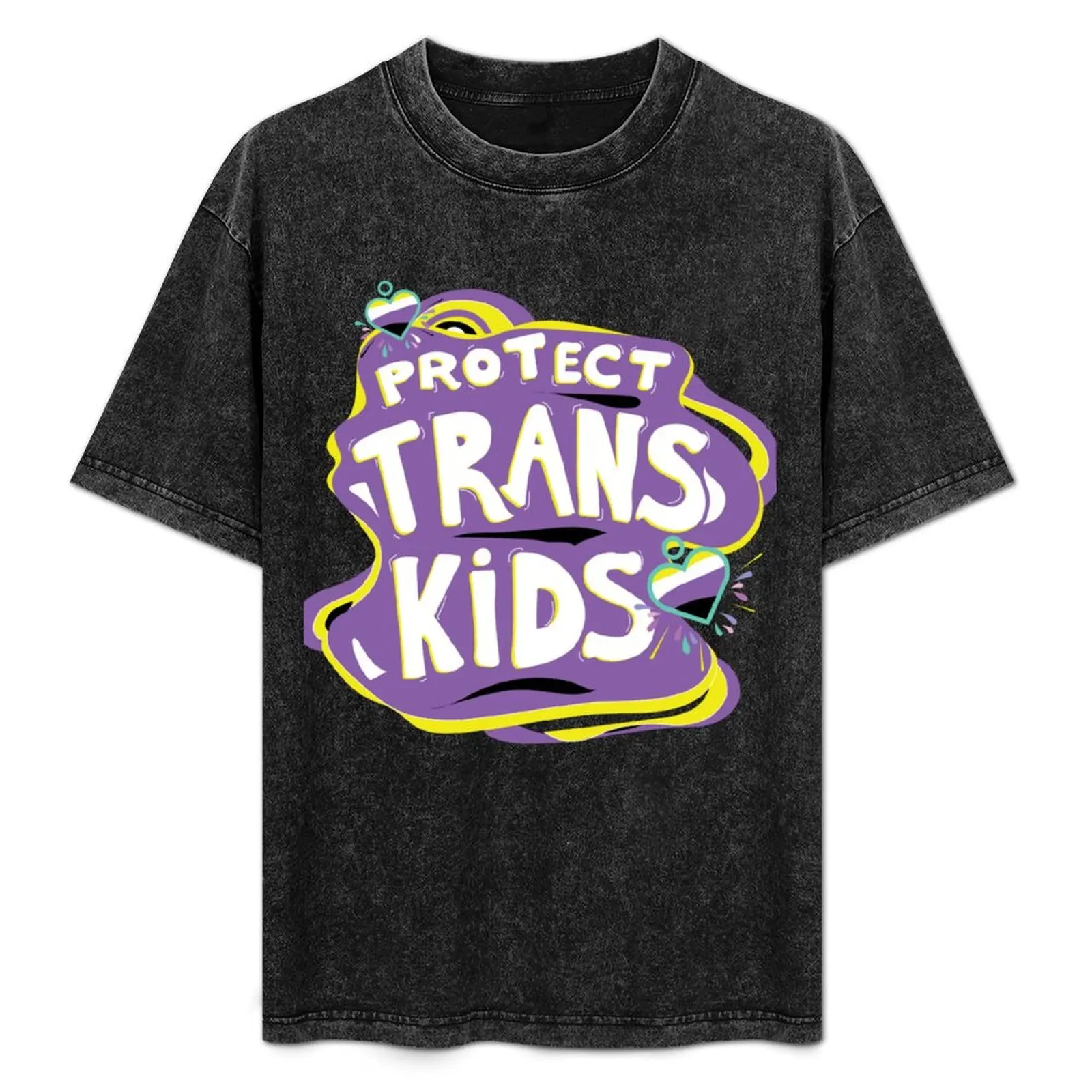 Parents Of Gender Diverse Children -LARGE PRINT T-Shirt Urban Style Casual Short Sleeve Top