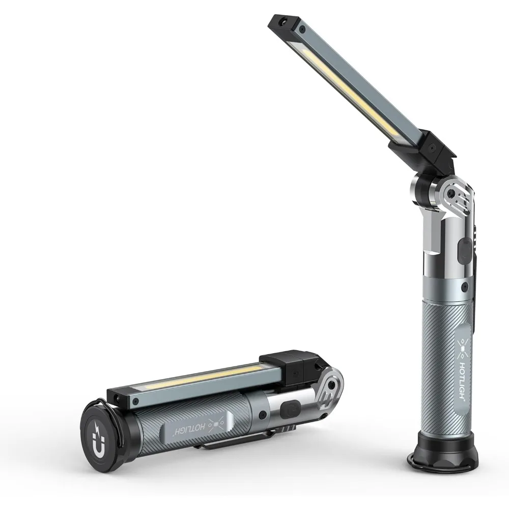 

Rechargeable 1200LM Magnetic Work Light 3 Mode Hook Hands Free Car Emergency Outdoor