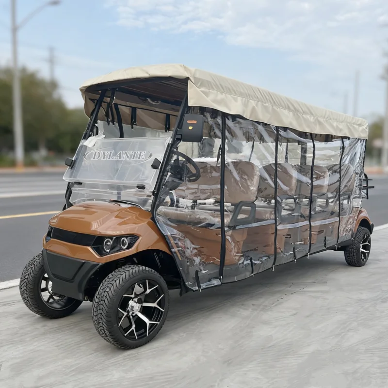 

Фабрика CE Новый экспортный электромобиль Гольф-кар Клуб 10-местный внедорожный экскурсионный автомобиль ATV ATV Электрическая тележка для гольфа