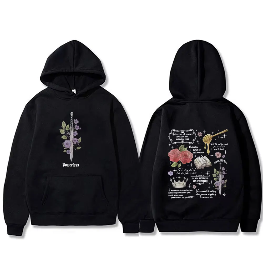 

Powerless Bookish Graphic Hoodie Kai Azer I Love You Romantic Quotes Sweatshirt Men Women Clothing Fashion Y2k Aesthetic Hoodies