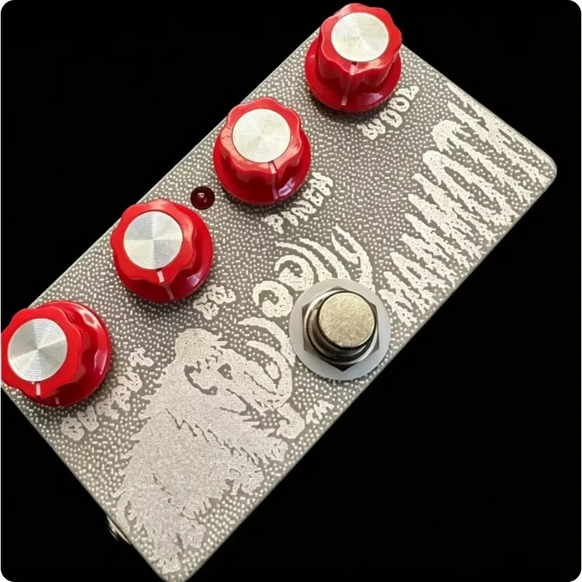 Woolly Mammoth-Style Bass Fuzz Distortion Pedal, Bass Single Effect Stompbox Guitar Performance