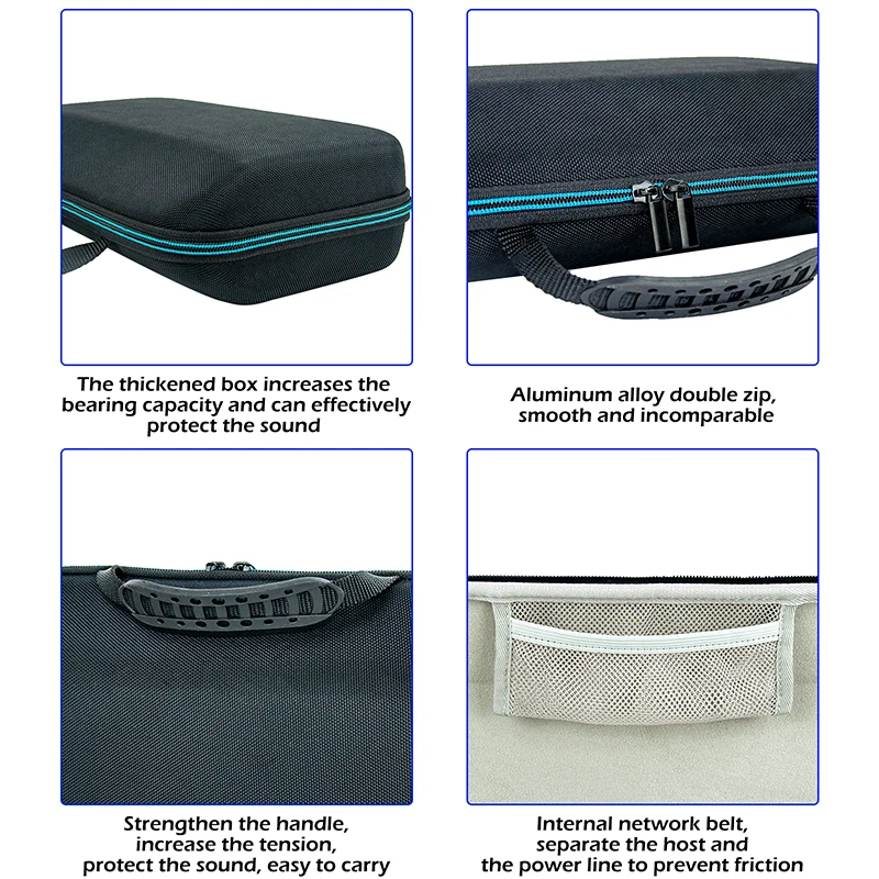 ZOPRORE-Saco De Armazenamento De Viagem Duro EVA, Caixa De Transporte Para Anker Soundcore Motion X600, Acessórios Portáteis De Alta Fidelidade Para Alto-falante