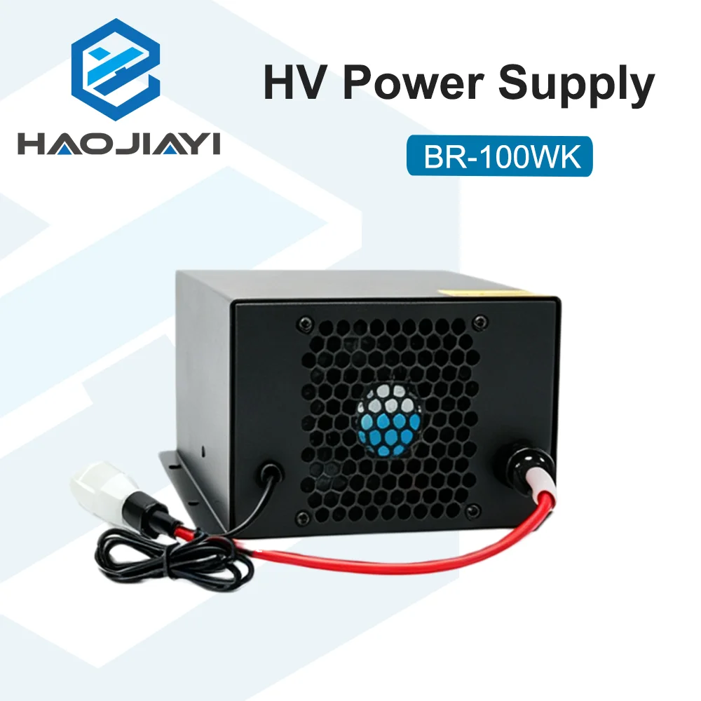 BR-100WK 100W CO2 Laser Power Supply High Voltage PSU for 100W Glass Laser Tube Laser Engraving Cutting Machine Replacement Part
