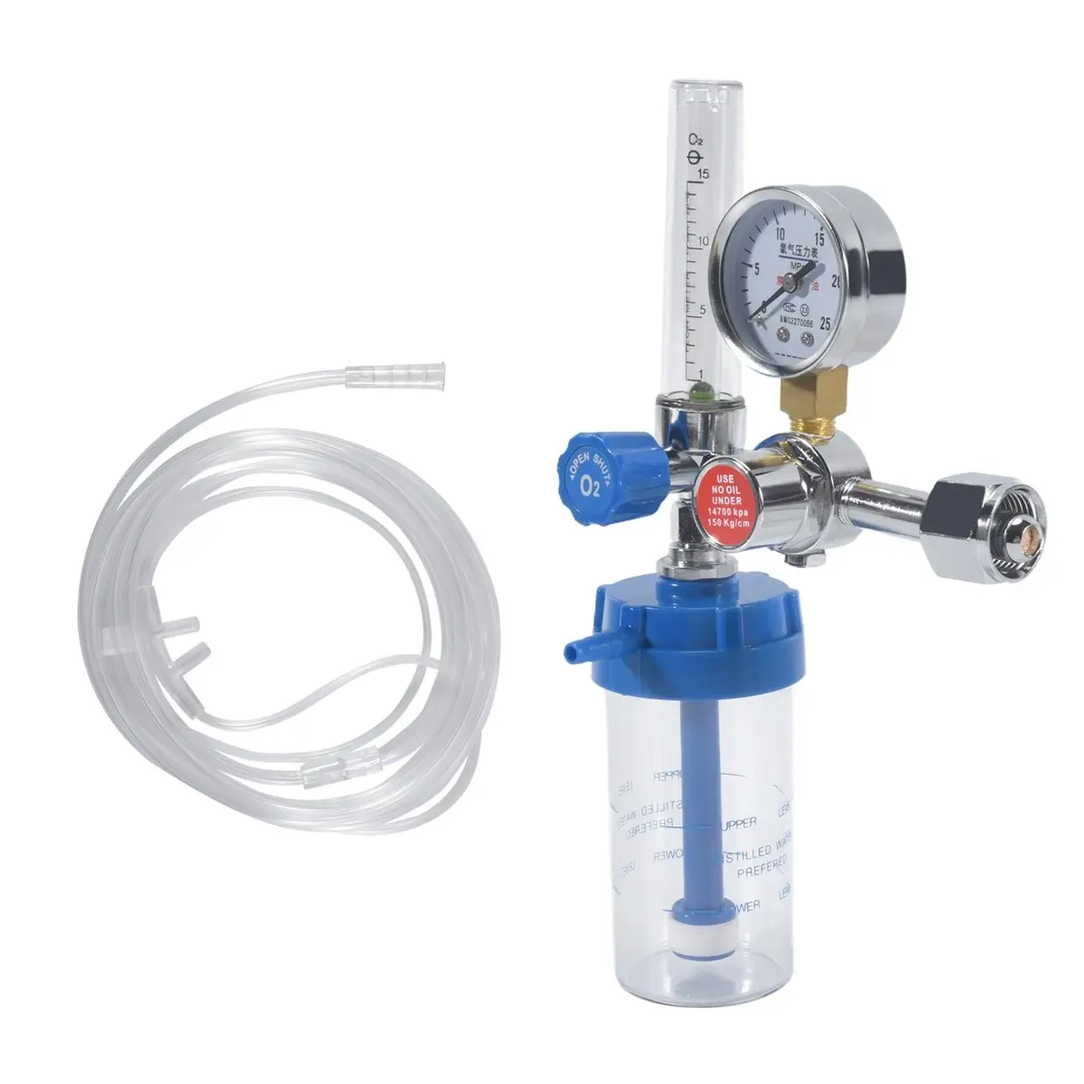 |Modernbuy|Oxygen Meter .YX11A Buoy Type Oxygen Inhalator Meter Pressure Reducing Valve Pressure Regulator G5/8