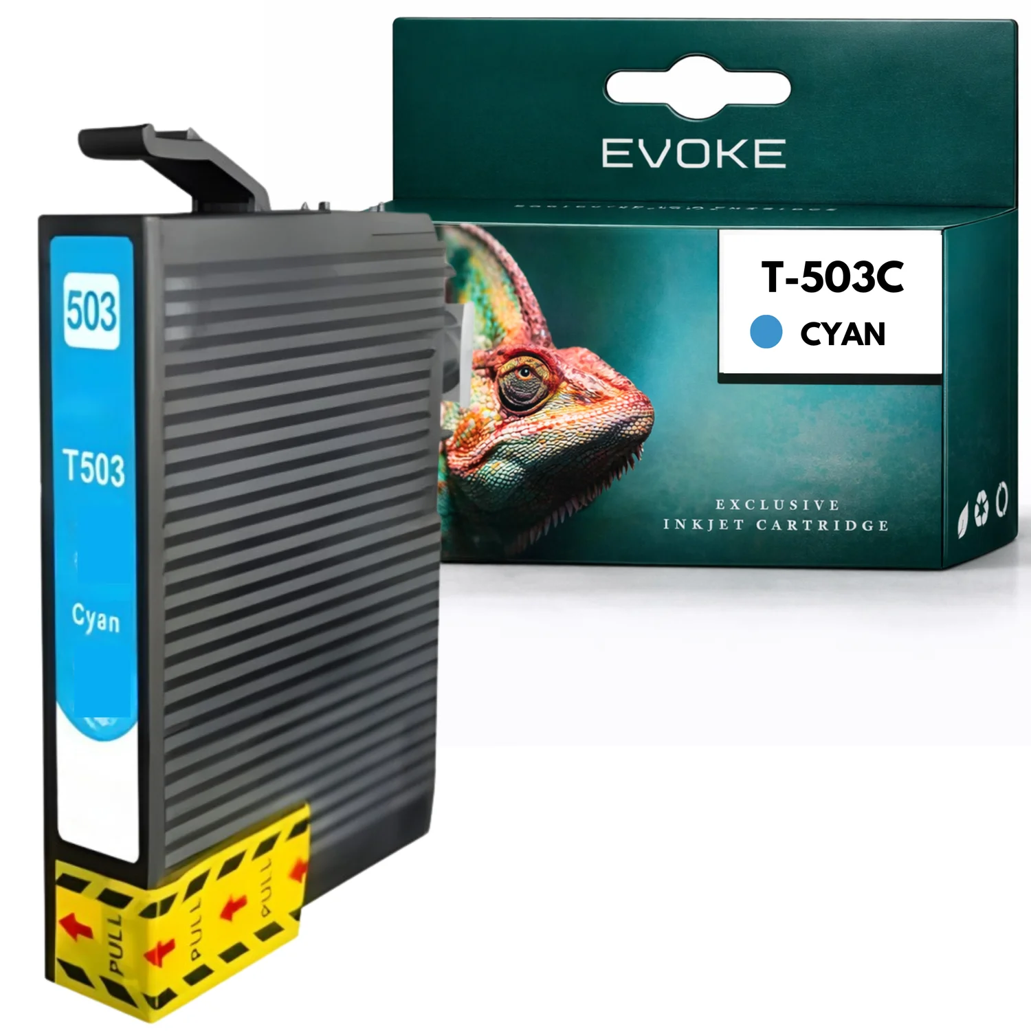 Evoke Compatibele Inkt voor Epson T503C T-503C T-503 XL Cyaan Wf-2965Dwf 2960Dwf Expressionhome Xp-5200 Xp-5205